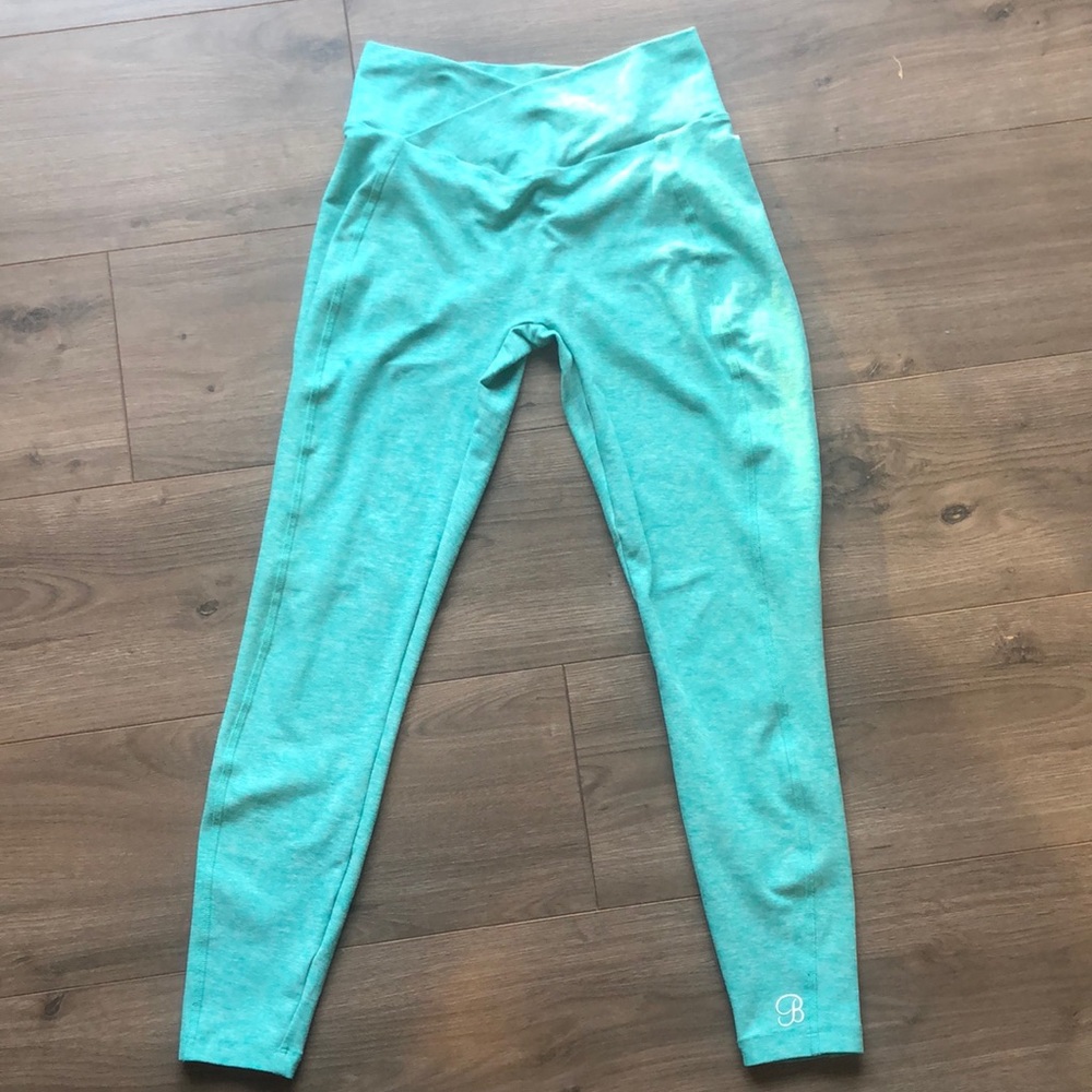 Bombshell Sportswear, mint Brazilian contour leggings , medium